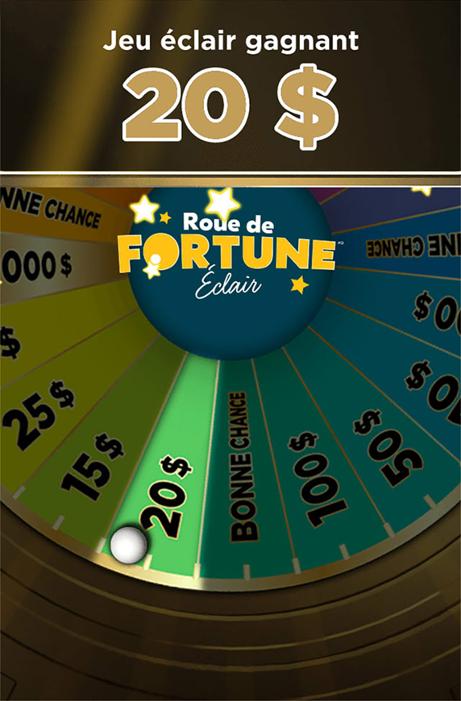 Roue de fortune Éclair