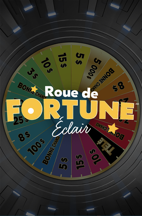 Roue de fortune Éclair