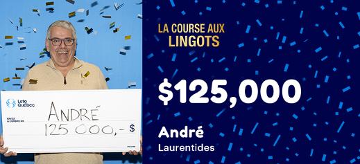 La course aux lingots winner 