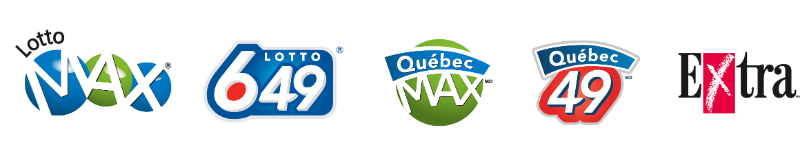 Lotto Max, Lotto 6/49, Québec Max, Québec 49 et Extra